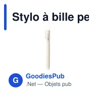 Stylo à bille personnalisable en brique de lait recyclée avec logo - Miniature 3