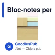 Bloc-notes personnalisable en carton de lait recyclé avec logo - Miniature 2
