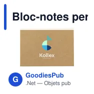 Bloc-notes personnalisable en carton de lait recyclé avec logo - Miniature 3