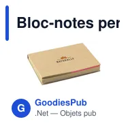 Bloc-notes personnalisable en carton de lait recyclé avec logo - Miniature 5