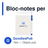 Bloc-notes personnalisable Milk-Carton Smart Note Set avec logo - Miniature 3