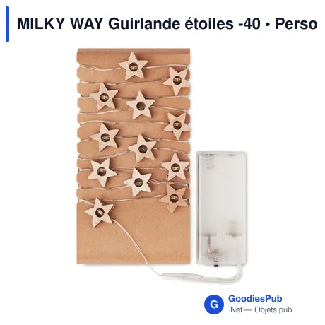 MILKY WAY Guirlande étoiles -40