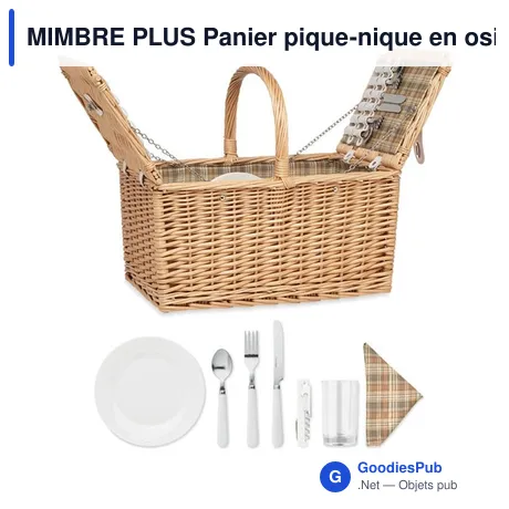 MIMBRE PLUS Panier pique-nique en osier 4