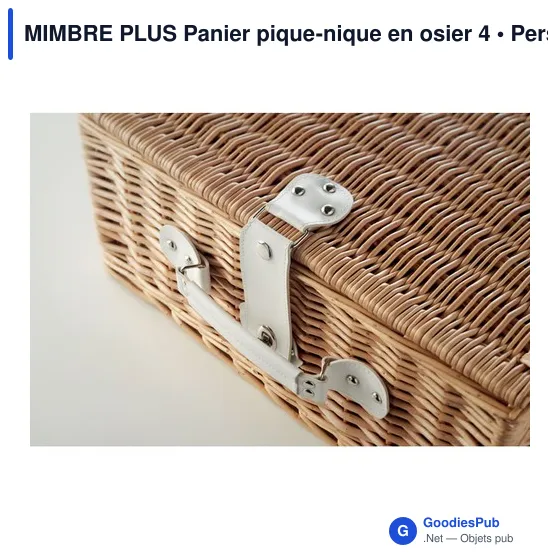 MIMBRE PLUS Panier pique-nique en osier 4 - Image 9