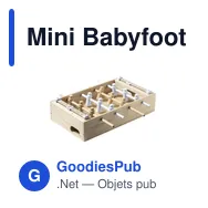 Mini Babyfoot Helmmet - Miniature 1