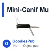 Couteau de poche multifonctions personnalisable avec logo - Mini-Canif Multi-Usages - Miniature 5