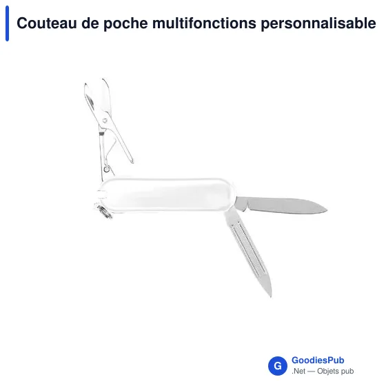 Couteau de poche multifonctions personnalisable avec logo - Mini-Canif Multi-Usages - Image 10