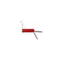 Variante rouge - Couteau de poche multifonctions personnalisable avec logo - Mini-Canif Multi-Usages