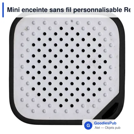 Mini enceinte sans fil personnalisable Renzo avec logo