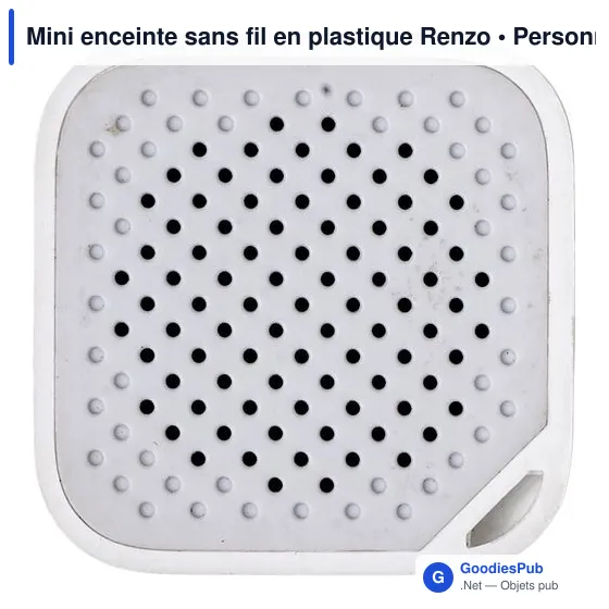 Mini enceinte sans fil personnalisable Renzo avec logo - Image 5