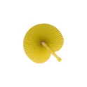 Variante Jaune - Mini éventail pliable personnalisable en plastique avec logo - 8 coloris