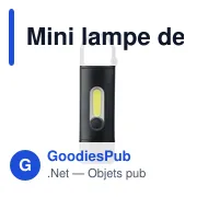 Mini lampe de poche personnalisable avec logo - Zai - Miniature 1