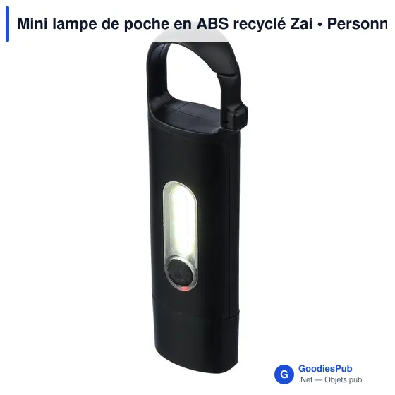 Mini lampe de poche personnalisable avec logo - Zai - Image 2