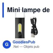 Mini lampe de poche personnalisable avec logo - Zai - Miniature 4