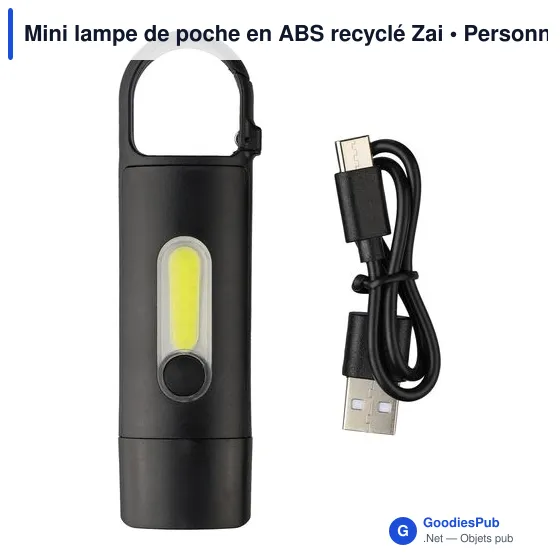 Mini lampe de poche personnalisable avec logo - Zai - Image 4