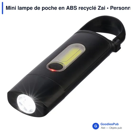 Mini lampe de poche personnalisable avec logo - Zai - Image 7