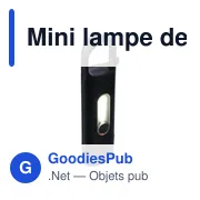 Mini lampe de poche personnalisable avec logo - Zai - Miniature 8