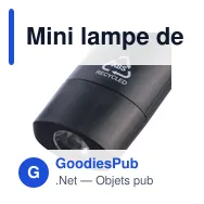 Mini lampe de poche personnalisable avec logo - Zai - Miniature 10