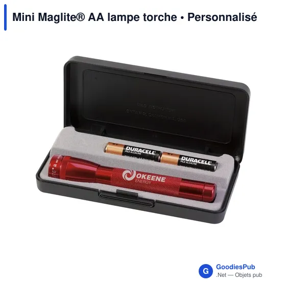 Lampe torche personnalisable Mini Maglite® AA avec logo - Image 4