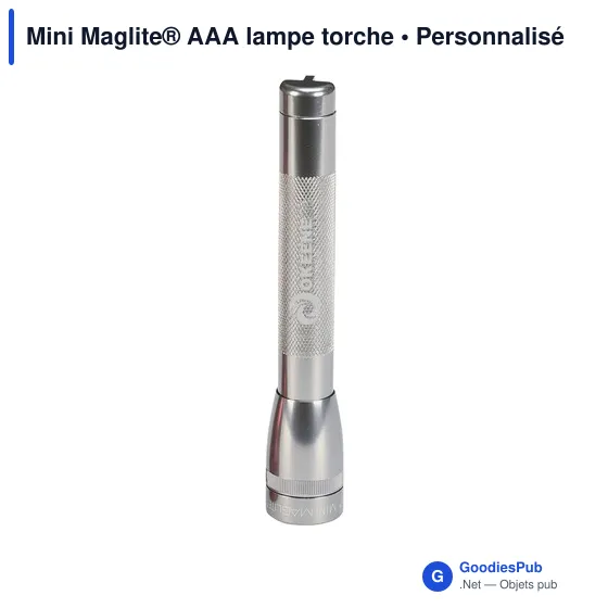 Lampe torche personnalisable Mini Maglite® AAA avec logo - Image 3