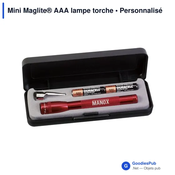 Lampe torche personnalisable Mini Maglite® AAA avec logo - Image 5