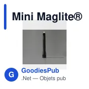 Lampe torche personnalisable Mini Maglite® AAA avec logo - Miniature 8