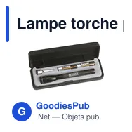 Lampe torche personnalisable Mini Maglite® AAA avec logo - Miniature 9