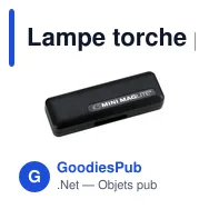 Lampe torche personnalisable Mini Maglite® AAA avec logo - Miniature 10