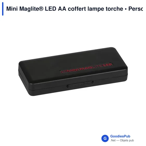 Lampe torche personnalisable Mini Maglite® LED AA avec logo - Image 1