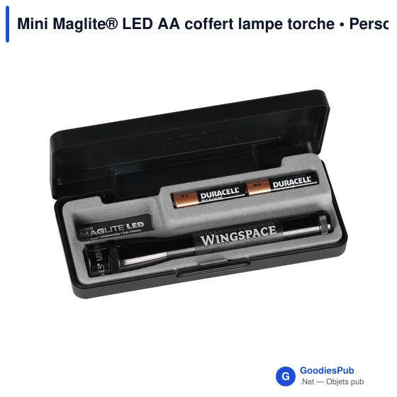 Lampe torche personnalisable Mini Maglite® LED AA avec logo - Image 2