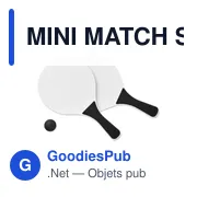 MINI MATCH Set tennis de plage - Miniature 2