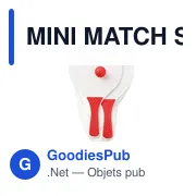 MINI MATCH Set tennis de plage - Miniature 3