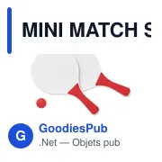 MINI MATCH Set tennis de plage - Miniature 4