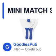 MINI MATCH Set tennis de plage - Miniature 7