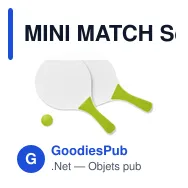 MINI MATCH Set tennis de plage - Miniature 10