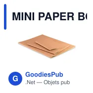 MINI PAPER BOOK Carnet A6 couv en carton - Miniature 4