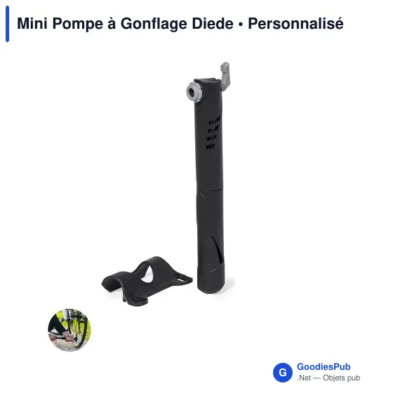 Mini Pompe à Gonflage personnalisable avec logo pour entreprises - Image 1
