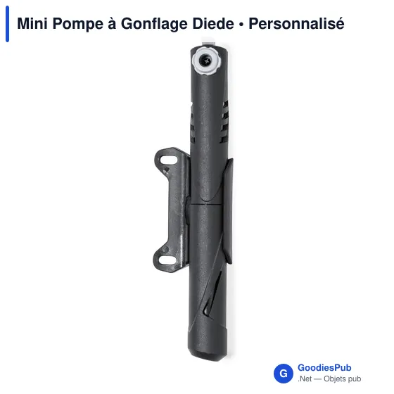 Mini Pompe à Gonflage personnalisable avec logo pour entreprises - Image 2