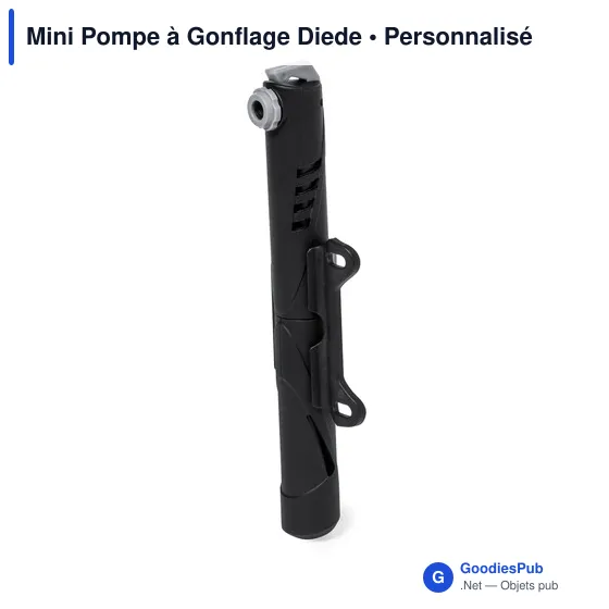 Mini Pompe à Gonflage personnalisable avec logo pour entreprises - Image 3