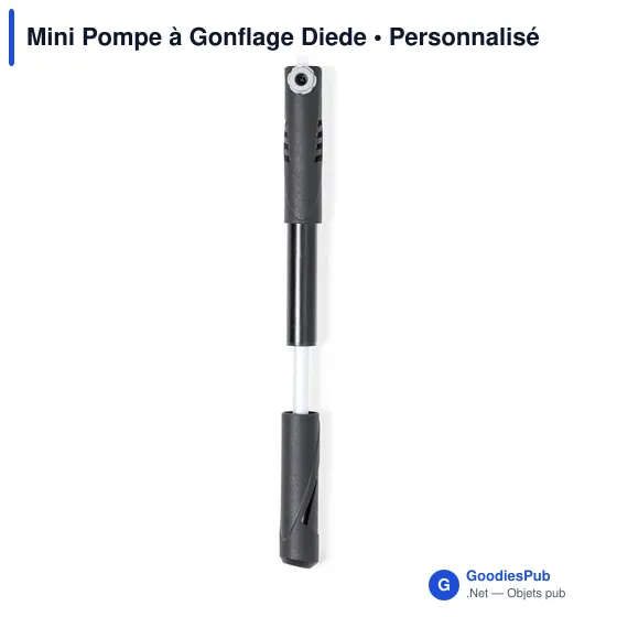 Mini Pompe à Gonflage personnalisable avec logo pour entreprises - Image 4