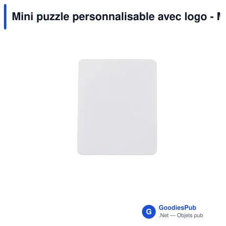 Mini puzzle personnalisable avec logo - Maggie