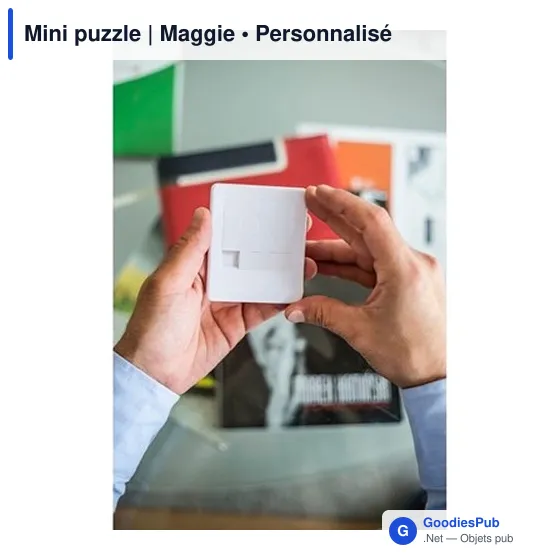 Mini puzzle personnalisable avec logo - Maggie - Image 2