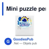 Mini puzzle personnalisable avec logo - Maggie - Miniature 3
