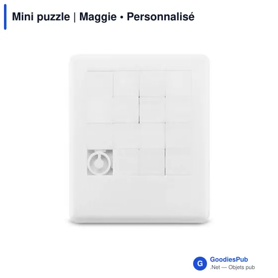 Mini puzzle personnalisable avec logo - Maggie - Image 4