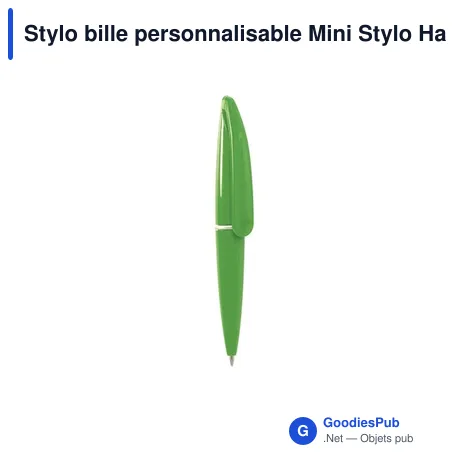 Stylo bille personnalisable Mini Stylo Hall avec logo
