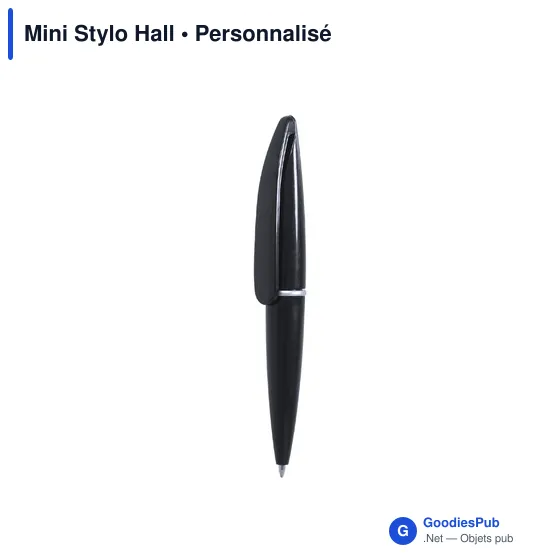 Stylo bille personnalisable Mini Stylo Hall avec logo - Image 5