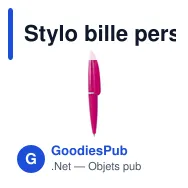 Stylo bille personnalisable Mini Stylo Hall avec logo - Miniature 7