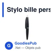 Stylo bille personnalisable Mini Stylo Hall avec logo - Miniature 8