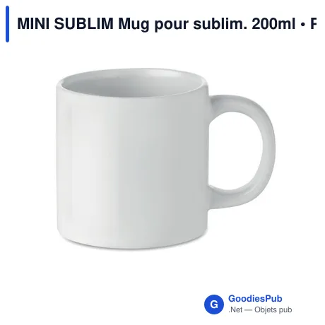 MINI SUBLIM Mug pour sublim. 200ml