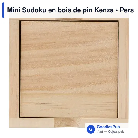 Mini Sudoku en bois de pin Kenza